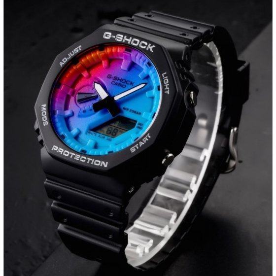 ساعت مچی جی شاک G_SHOCK ,دارای ساعت جهانی و جی پی اس، موتور ژاپن+باطری اضافی کد 3003
