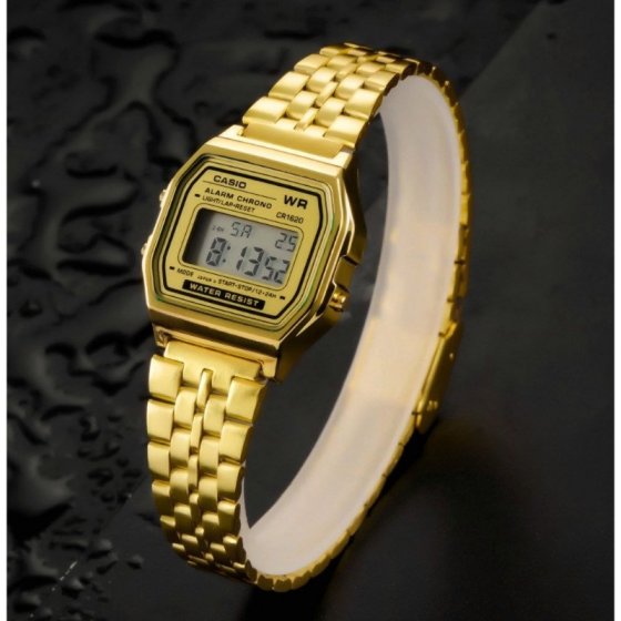 ساعت زنانه  کاسیو نوستالژی طلایی کد 3042