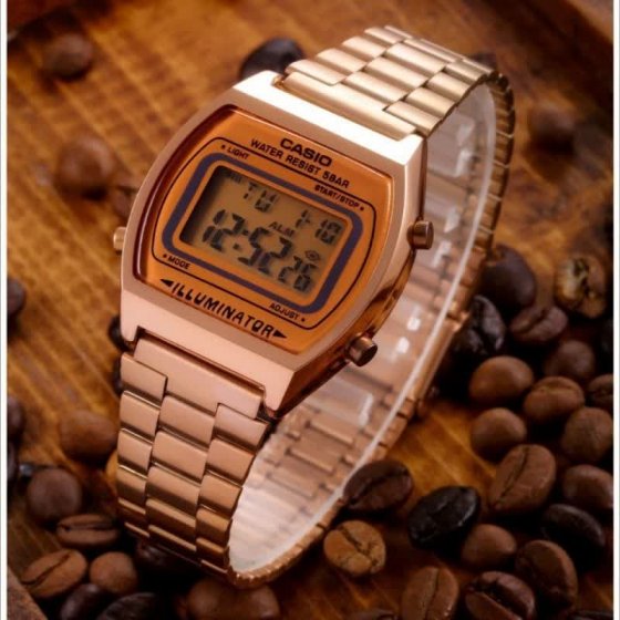 ساعت  کاسیو نوستالژی رزگلد (مسی) کد 3049