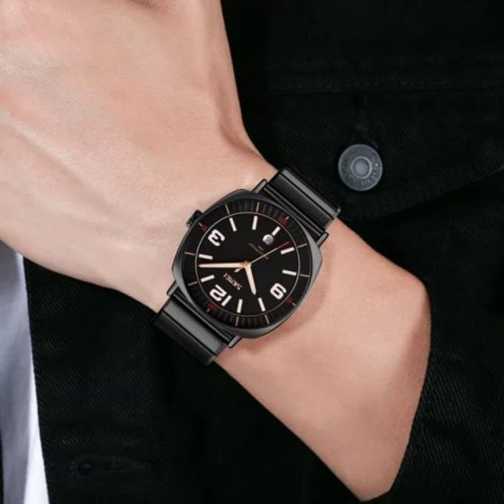 ساعت مچی مردانه اسکیمی موتور ژاپن مشکی+باطری اضافی کد 3079