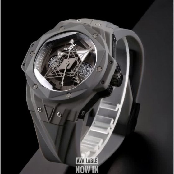 ساعت مچی مردانه طرح اسپایدر عنکبوتی مشکی هابلوت  +باطری اضافی کد 4007