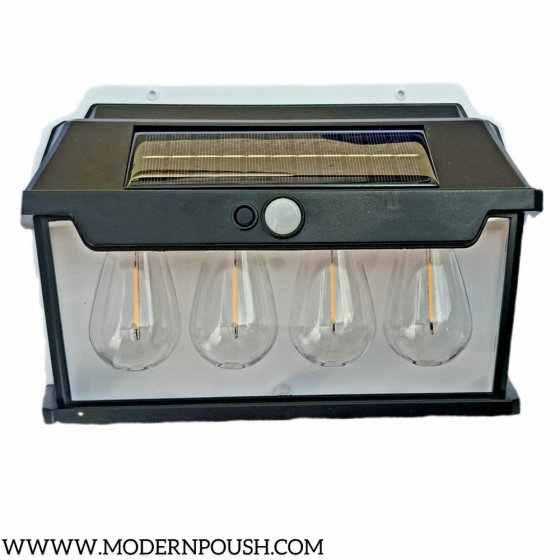 چراغ دیواری خورشیدی مدل HW 999-4W کد 2788