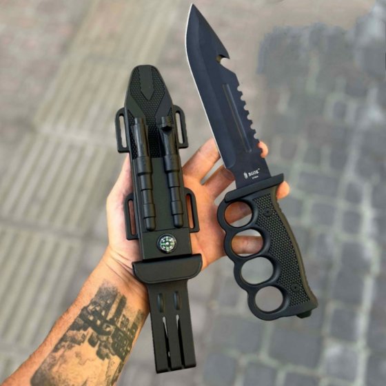 چاقو شکاری کلمبیا چخماق دار کد9239