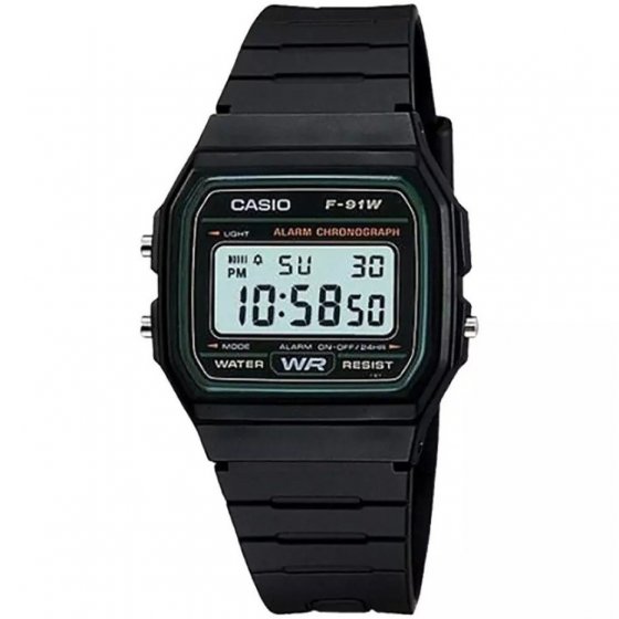 ساعت مچی دیجیتال کاسیو مدل F91W-1D جنس رزین  کد9254