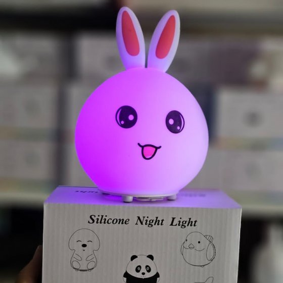 چراغ خواب فانتزی سیلیکونی خرگوش کد9543