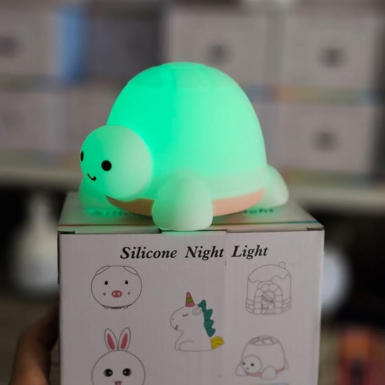 چراغ خواب فانتزی سیلیکونی لاکپشت کد 9546