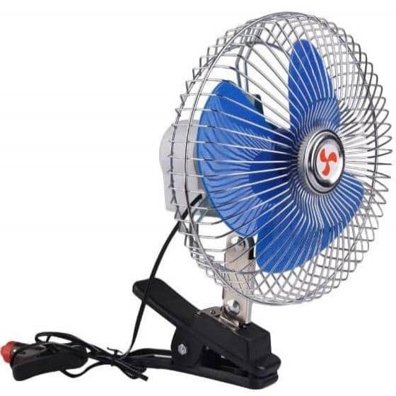 پنکه داخل خودرو سایز بزرگ 12 ولت فندکی 8 اینچ Oscillating کد9550