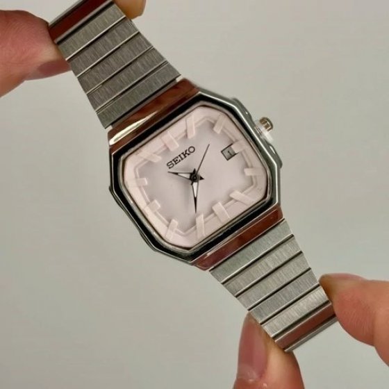 ساعت مچی اسپرت مردانه و زنانه کلاسیک سیکو SIEKO بند کرکره ای نقره ایی شیک و جدید - صورتی+باطری اضافی کد9666