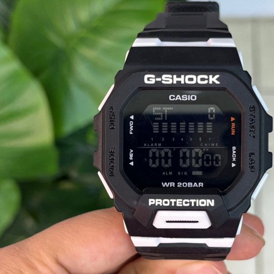 ساعت مچی مردانه جیشاک کاسیو G-Shock Casio GBD-200 ، ساعت مچی جی شاک اسپرت کاسیو HSD-007 سفید +باطری اضافی کد 9809