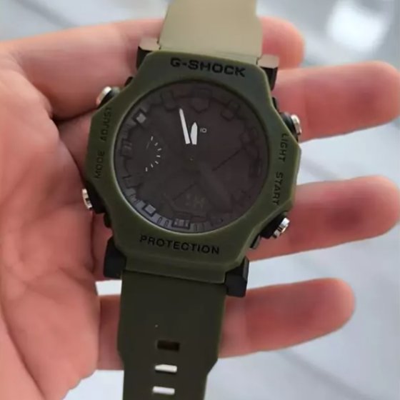 ساعت مچی اسپرت جی شاک کاسیو مدل G-shock -2300+باطری اضافی- سبز  کد 9918