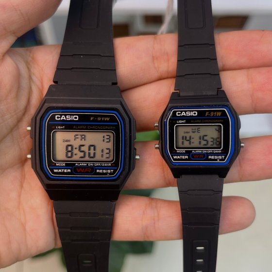 ساعت مچی زنانه کاسیو نوستالژی- casio F91-کاسیو کامپیوتری(دیجیتال ) کد9954