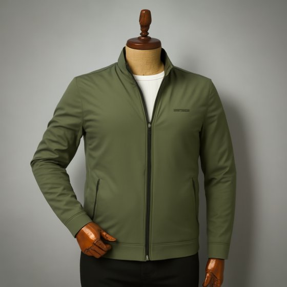 کاپشن 2 روی پاییزه مردانه رنگ مشکی رنگ مشکی سبز درباری کد9985