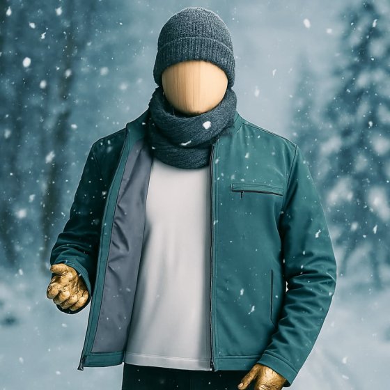 کاپشن دو روی اسپرت مردانه رنگ فیلی  و سبز کله غازی کد 100050