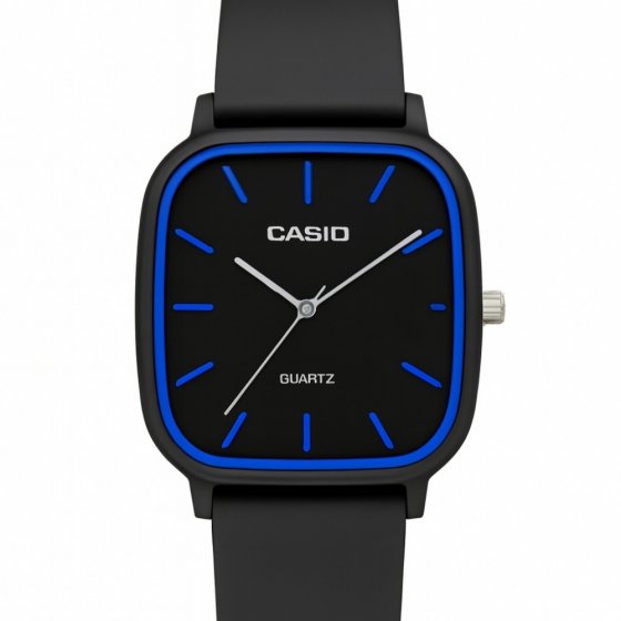 ساعت مچی اسپرت سیلیکونی زنانه و مردانه کاسیو CASIO اولدمانی بند رابر (پیو) آبی +باطری اضافی کد 10141