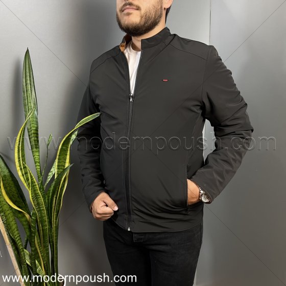 کاپشن دو روی بهاره  مردانه  رنگ مشکی سه ایکس لارج شکلاتی کد 1606