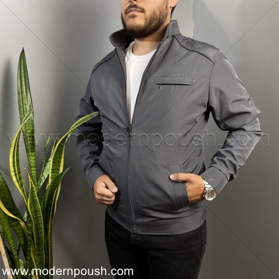 کاپشن سویشرت اسپرت زمستانه مردانه  رنگ طوسی 3XL کد 1607