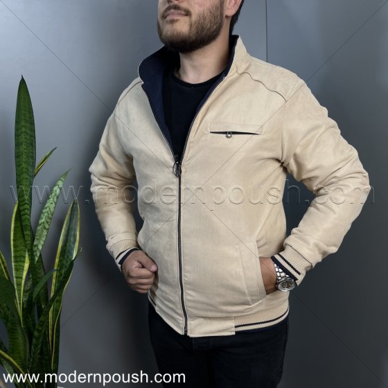 کاپشن دو روی بهاره کرمی سورمه ای سه ایکس لارج کد 16300