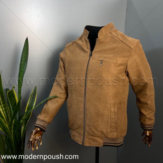 کاپشن دو روی مردانه بهاره  رنگ مشکی قهوه ای طرح جدید کد  1660