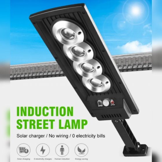 پروژکتور خورشیدی دیواری کنترل دار با قابلیت تنظیم زاویه و سنسور دار مدل 202 cob کد1853